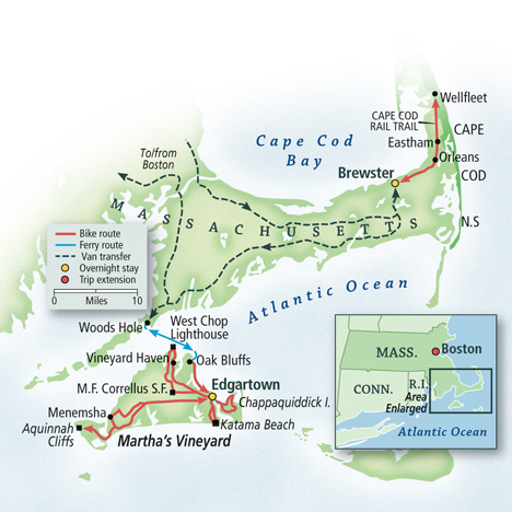 Cape Cod and Martha's Vineyard Bike Tour | VBT Bicycling Vacations