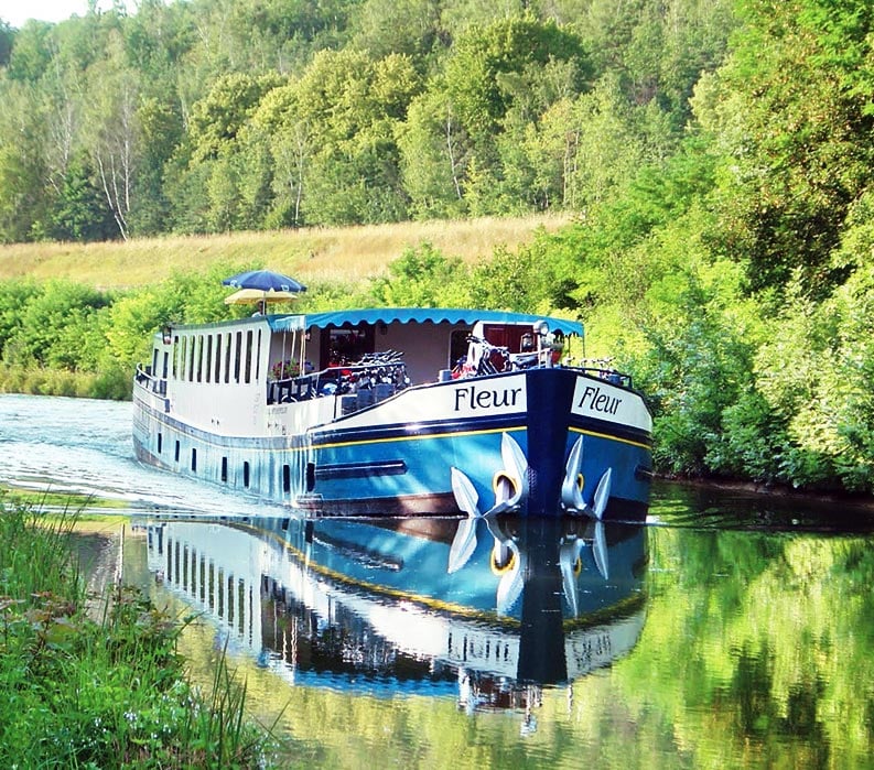 cycling barge tours france