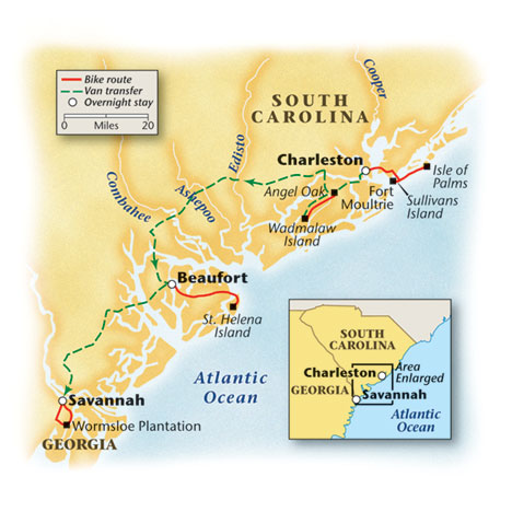 Charleston to Savannah Guided Bike Tour | VBT Vacations