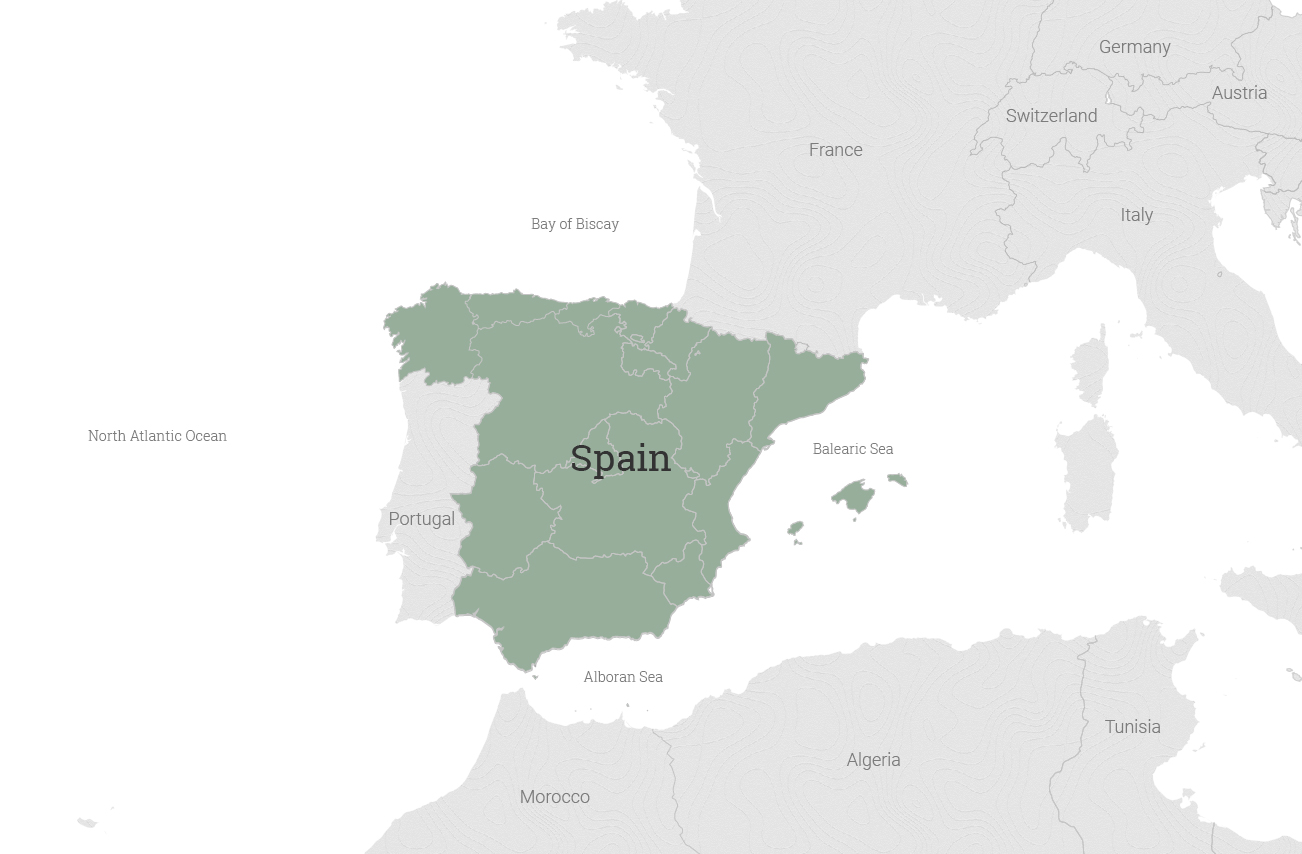 Espagne, Portugal 2023 Map by Michelin