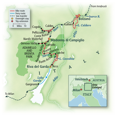 Lake Garda Train Map